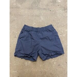 Columbia Outdoors Cotton Navy Blue Youth Shorts Sz M (10/12)
